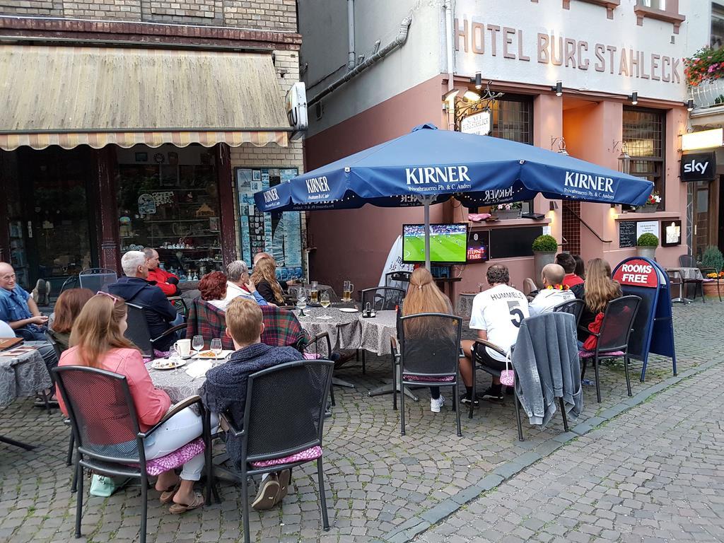 Hotel-Cafe-Burg Stahleck Bacharach Zewnętrze zdjęcie